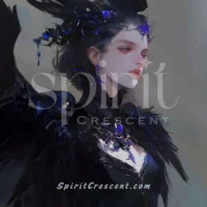 Obsidian Seraphim Spirit Companion: Charm, Soulful, Transformative