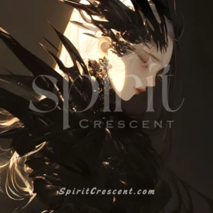 Obsidian Cherub Spirit Companion: Dream, Grief Healing, Blessing, Motivation