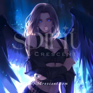 Obsidian Archangel Spirit Companion: Nightmare Banishing, Sexual, Tranquilizing