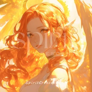 J - Solar Cherub Spirit Companion: Harmony, Heart