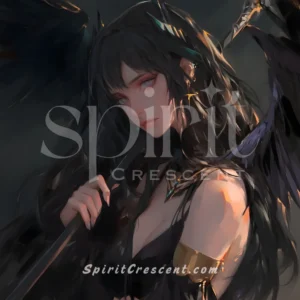 R - Obsidian Archangel Spirit Companion: Energy, Shielding