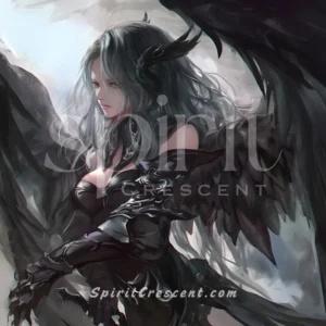 E - Obsidian Archangel Spirit Companion: Captivating, Momentum, Control, Vitality