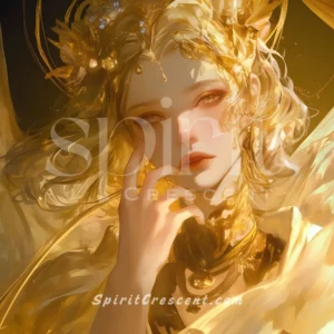 D - Gilded Angel Spirit Companion: Luck, Manipulation, Discipline, Soulful