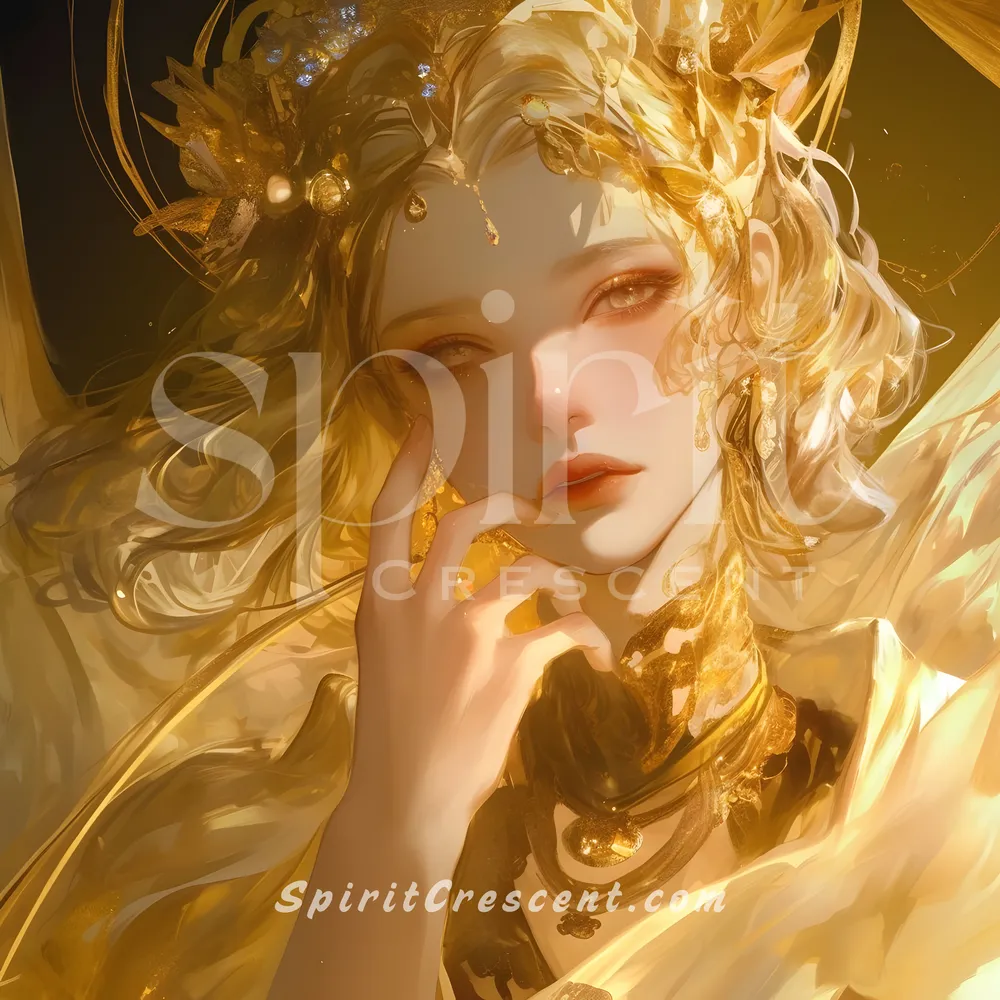 D - Gilded Angel Spirit Companion: Luck, Manipulation, Discipline, Soulful