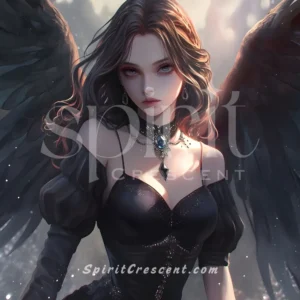 P - Obsidian Angel Spirit Companion: Grief Healing, Transmutation, Lust