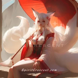 Kitsune Spirit Companion Binding (Romantic Blessing, Focus, Motivation)