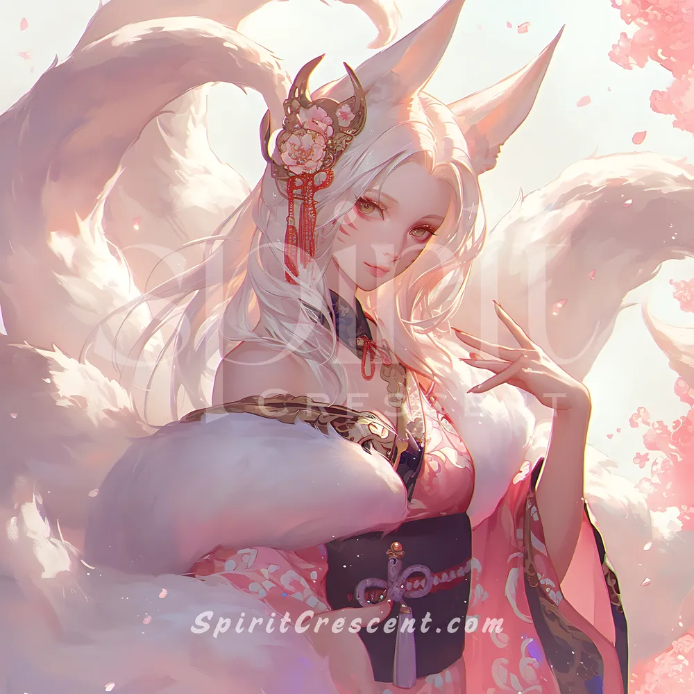 Kitsune Spirit Companion Binding - Calming, Slow-Burning Energy