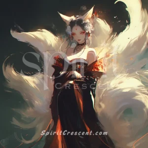 Spirit Companion Charm: Kitsune Intuition Boost - Personalized Binding