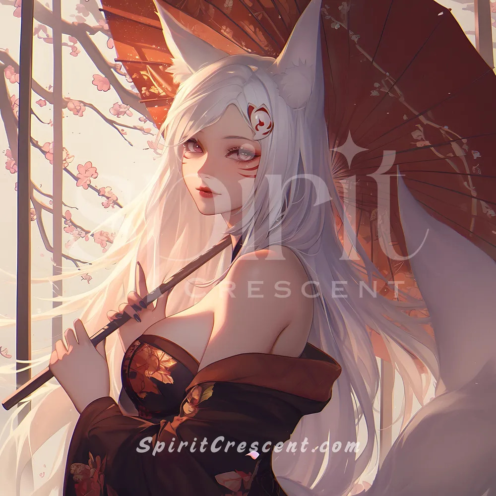 Kitsune Spirit Companion - Personalized Intuition and Heart Insight