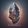 Soulful Quartz Crystal - Celestial Astral Gift for Spirit Companion