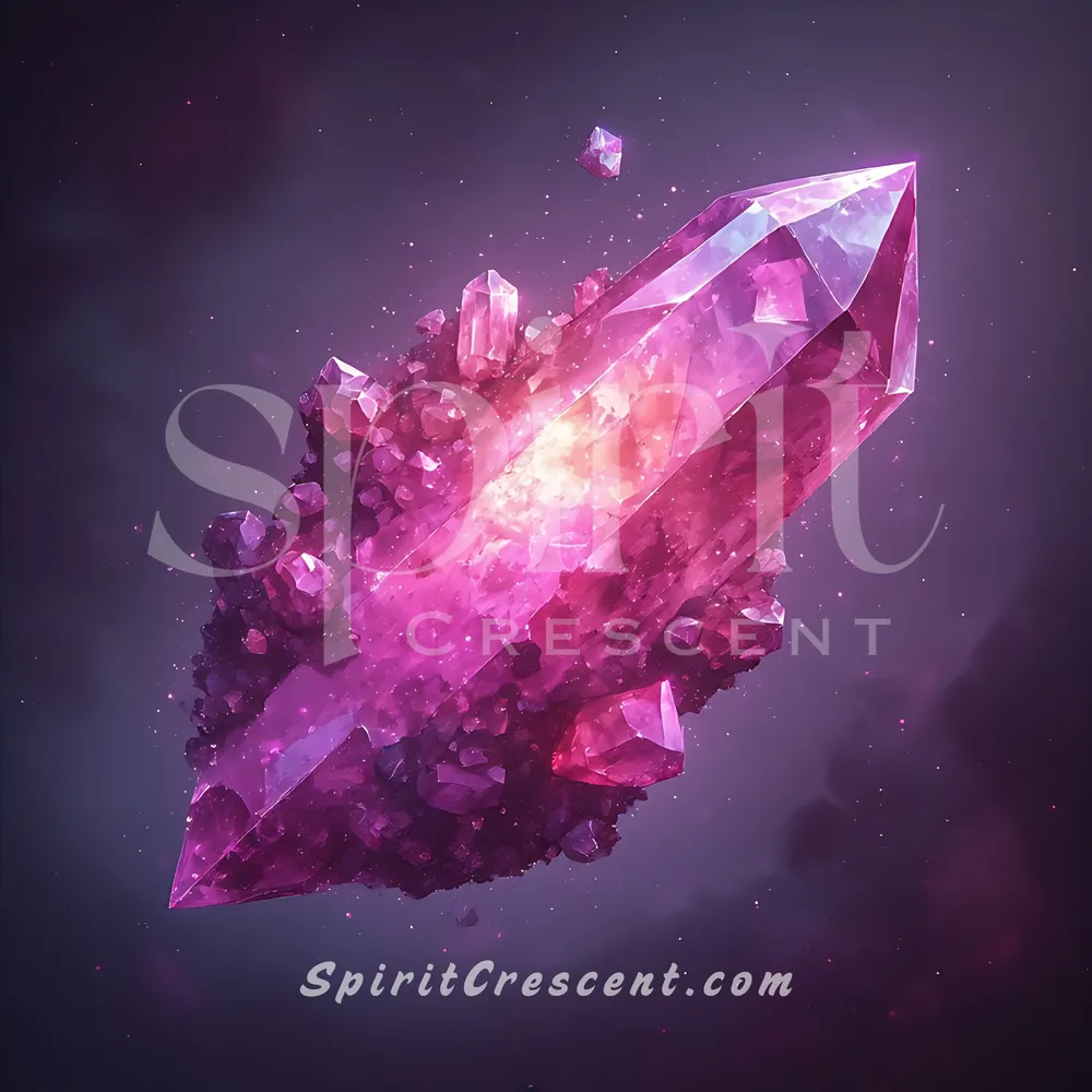 Celestial Quartz Charm: Healing, Desire, Intuition Energy